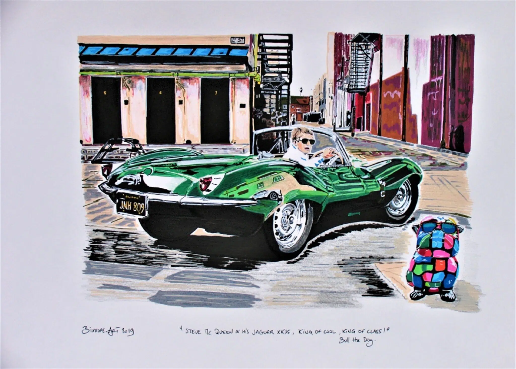 STEVE MC QUEEN JAGUAR XKSS