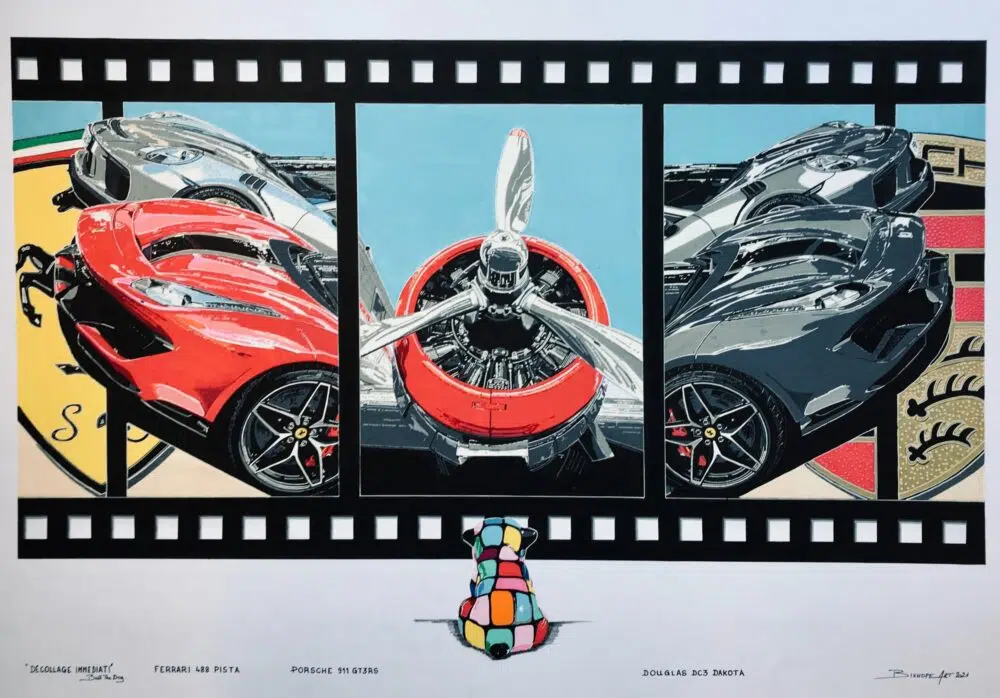 « DÉCOLLAGE IMMÉDIAT » Ferrari 488 Pista Porsche 911 GT3RS DOUGLAS DC3 DAKOTA