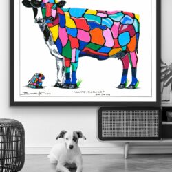 PAULETTE THE NEW LIFE, vache popart multicolore – Image 3
