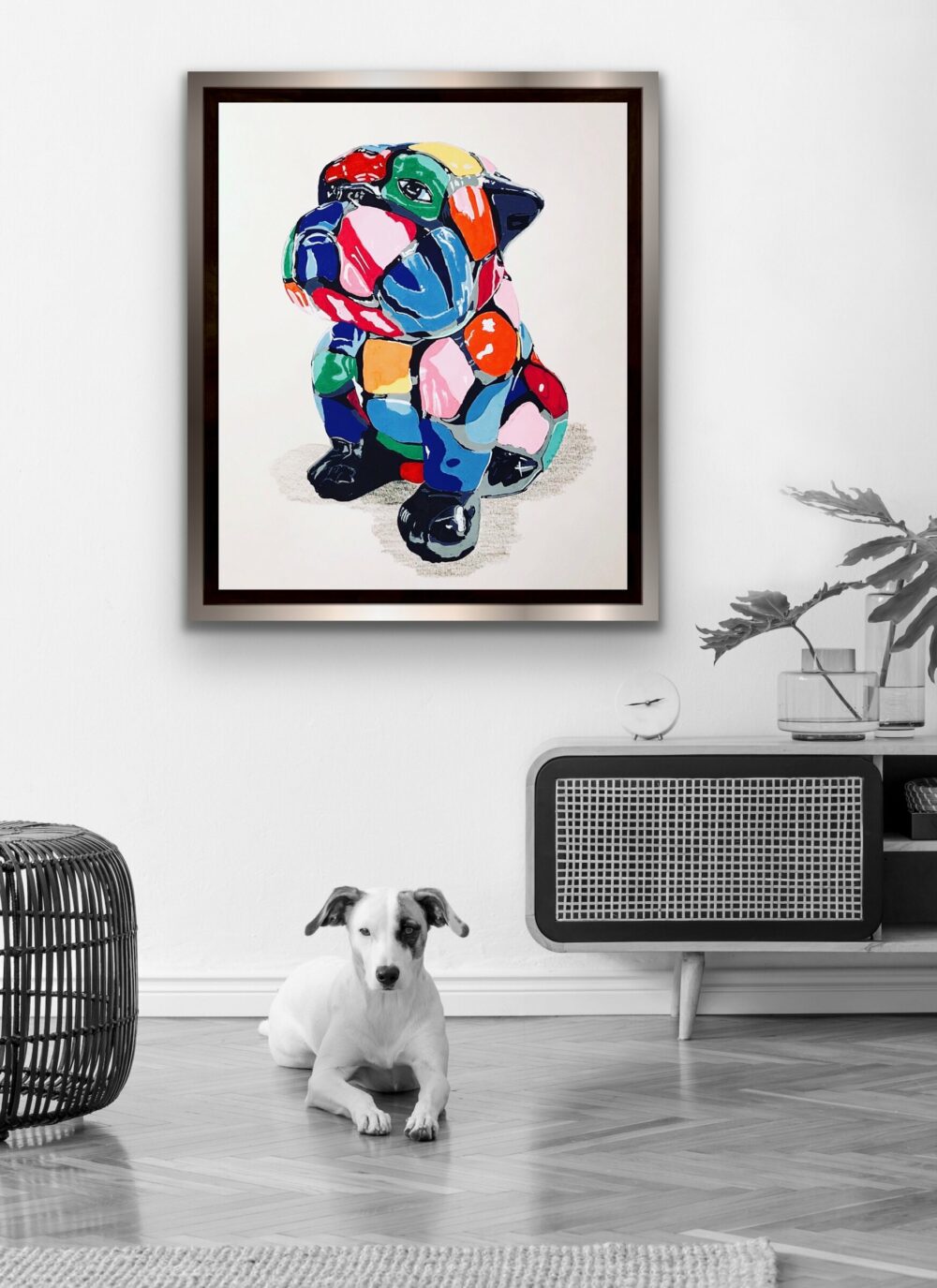 "Bull The Dog by Bixhope Art" Good Boy!