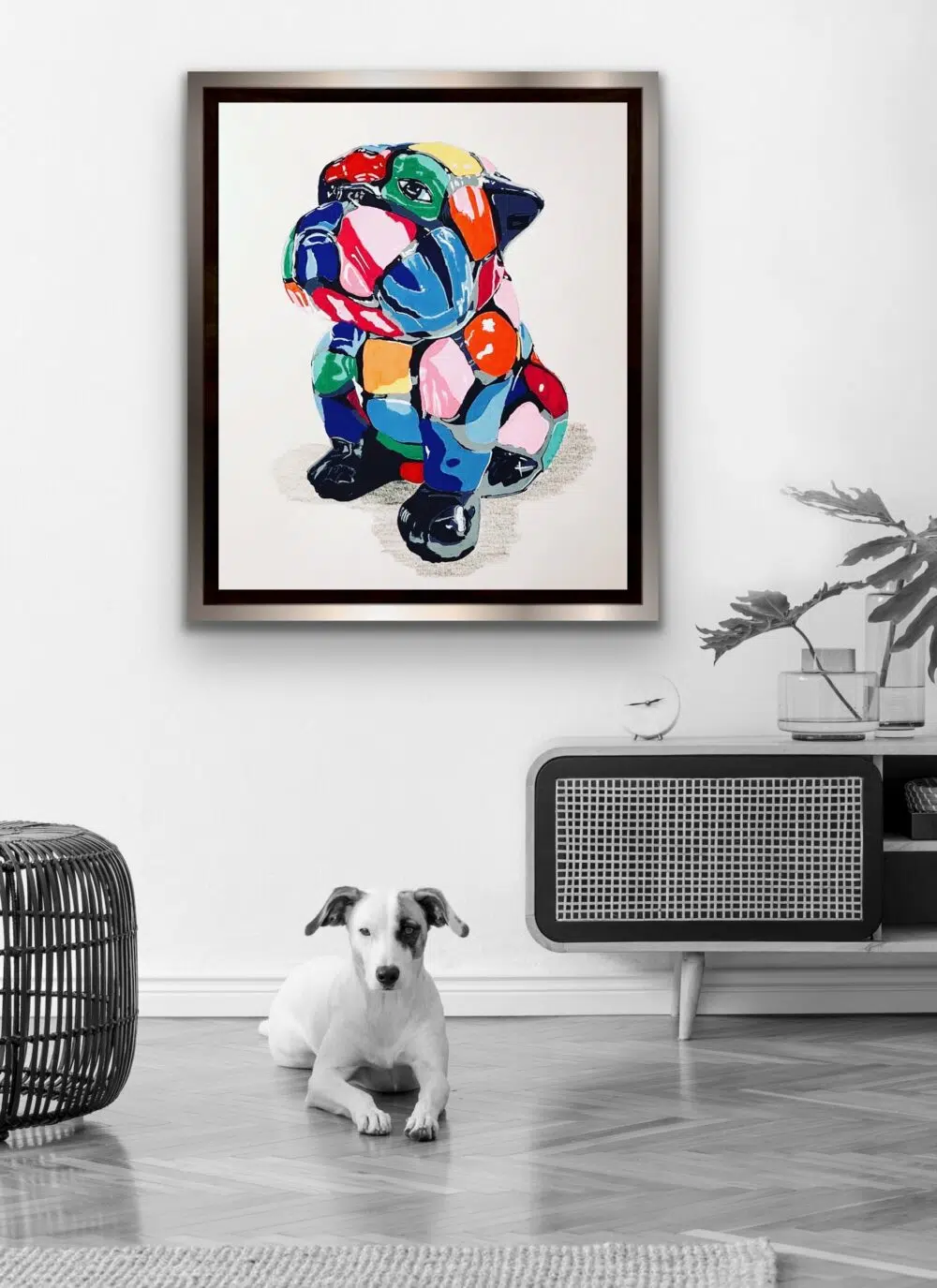 "Bull The Dog by Bixhope Art" Good Boy!