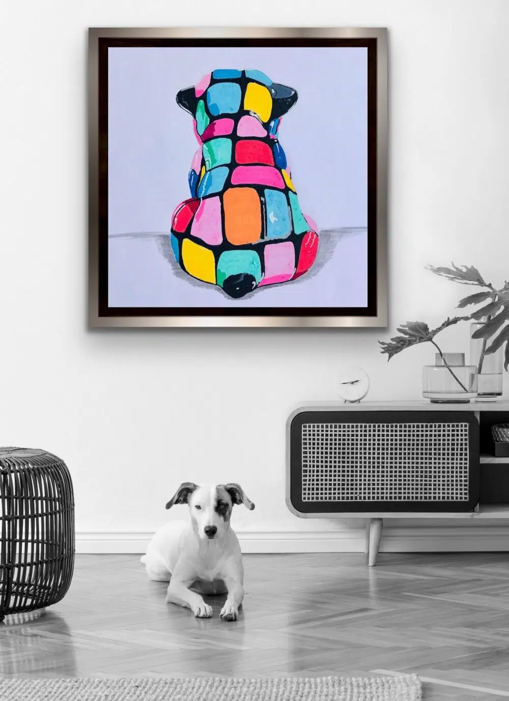 "Bull The Dog by Bixhope Art"  Rendez-vous au prochain virage ! - En stock - 20x30 cm – Image 3