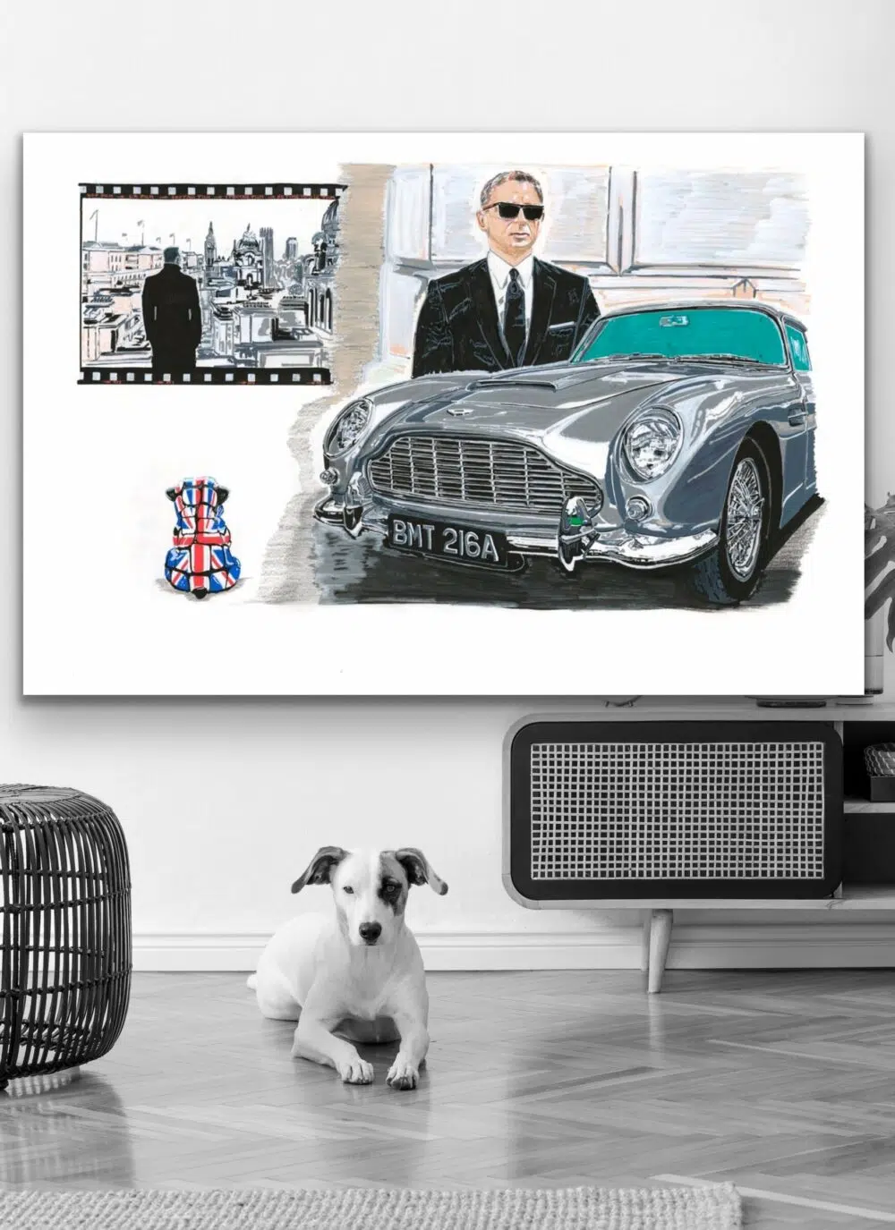 "MY NAME IS DOG, BULL THE DOG" ASTON MARTIN DB5 – Image 6