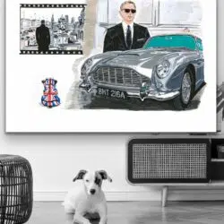 "MY NAME IS DOG, BULL THE DOG" ASTON MARTIN DB5 – Image 6