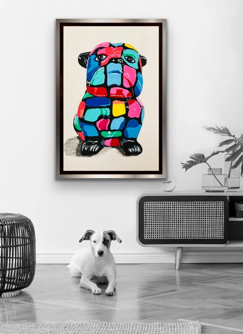 "Bull The Dog by Bixhope Art"  You talkin to me?