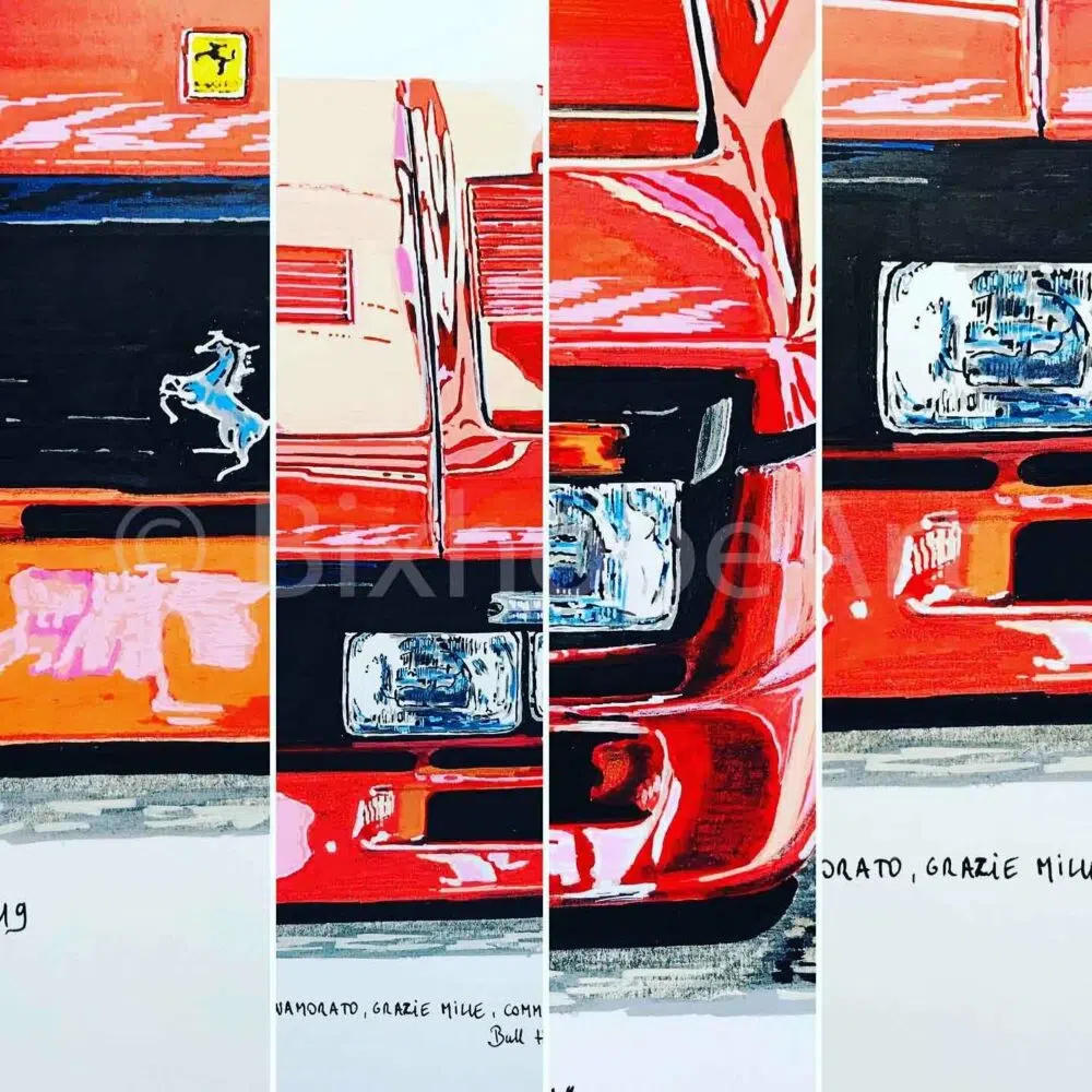 "SONO INNAMORATO, GRAZIE MILLE COMMANDATORE" FERRARI 288 GTO – Image 3