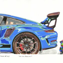 « DOGS LOVE PORSCHE TOO » Porsche GT3 RS