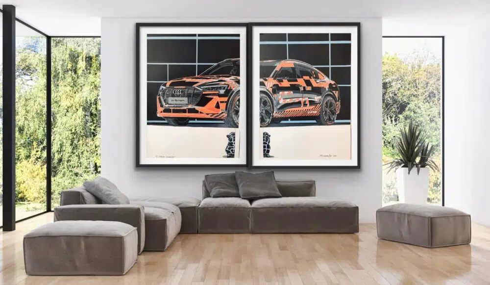 "E-TRON LEGACY"  Audi E tron , diptyque. – Image 2
