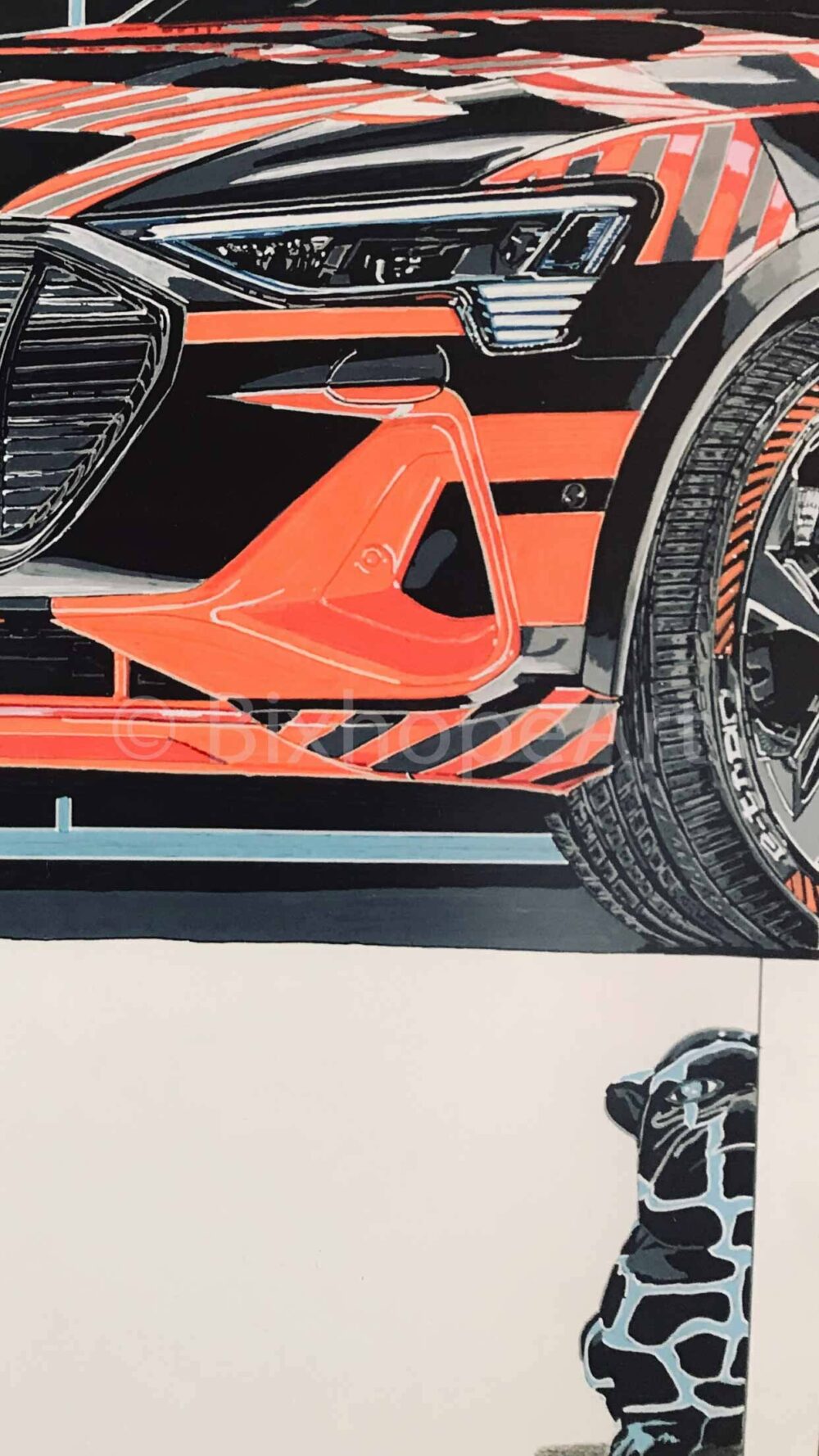 "E-TRON LEGACY"  Audi E tron , diptyque. – Image 3