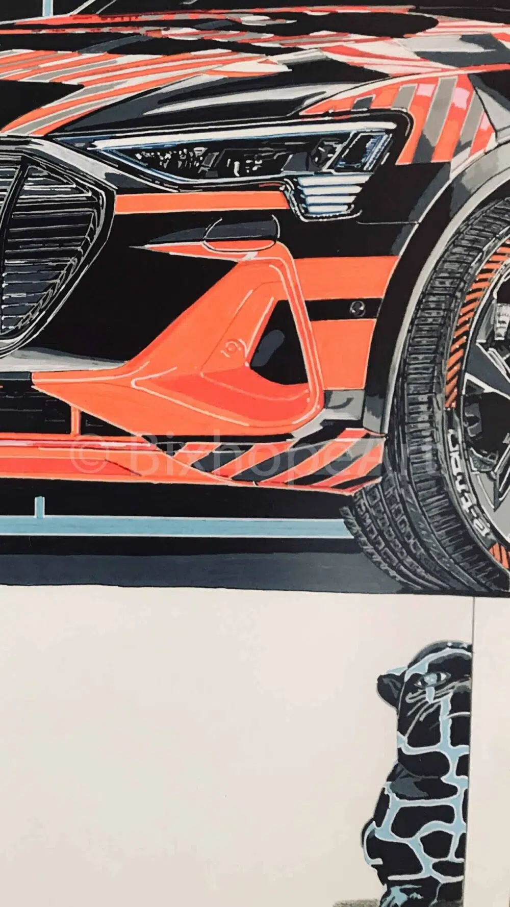 "E-TRON LEGACY"  Audi E tron , diptyque. – Image 3