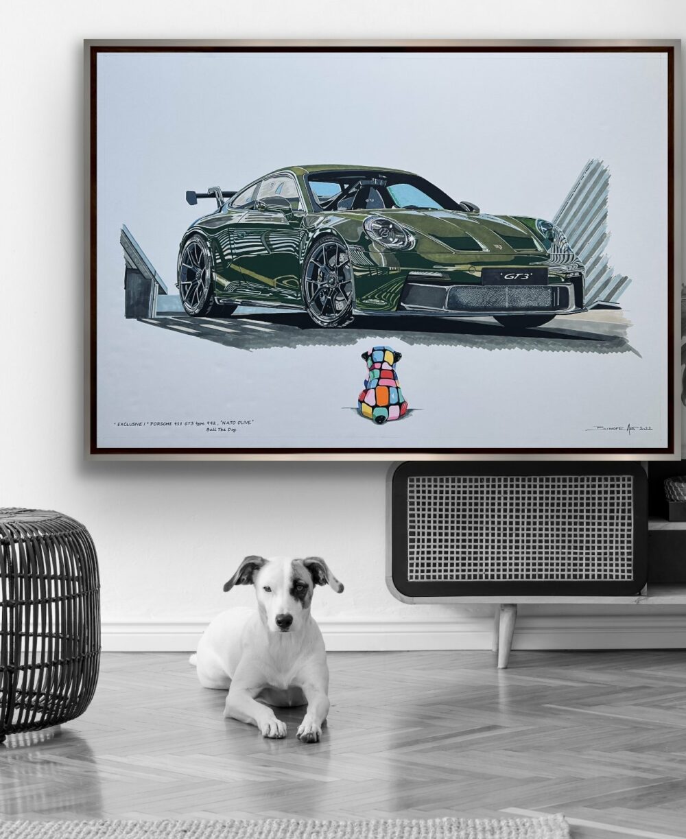 "EXCLUSIVE!" PORSCHE 911 GT3 NATO OLIVE – Image 3