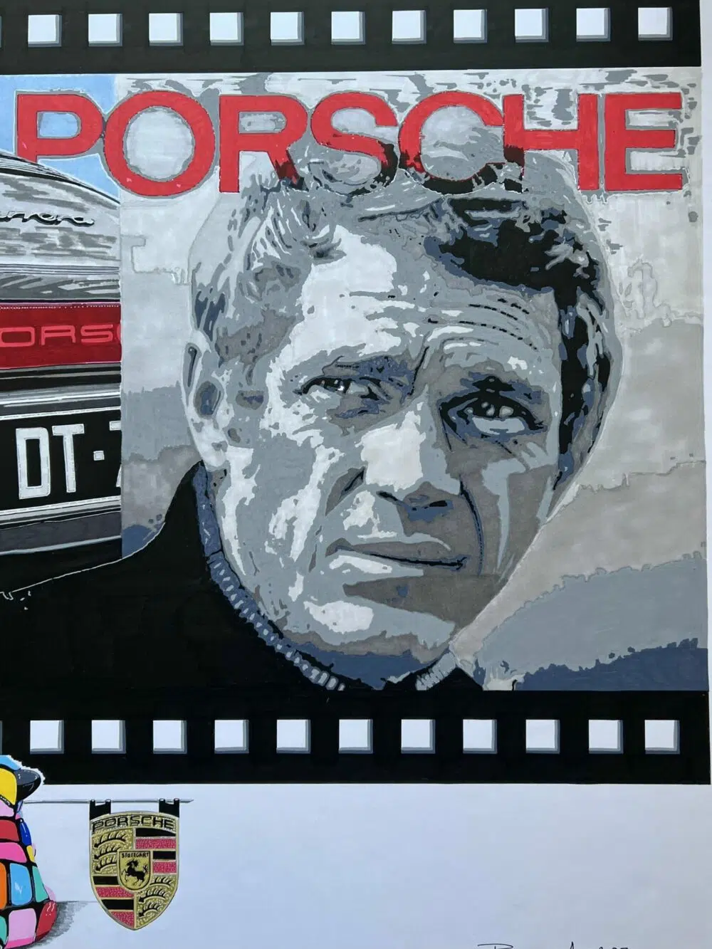 "QUEEN THE FROG" PORSCHE 911 SLATE GREY, STEVE MC QUEEN, DOME DES INVALIDES, PARIS – Image 3
