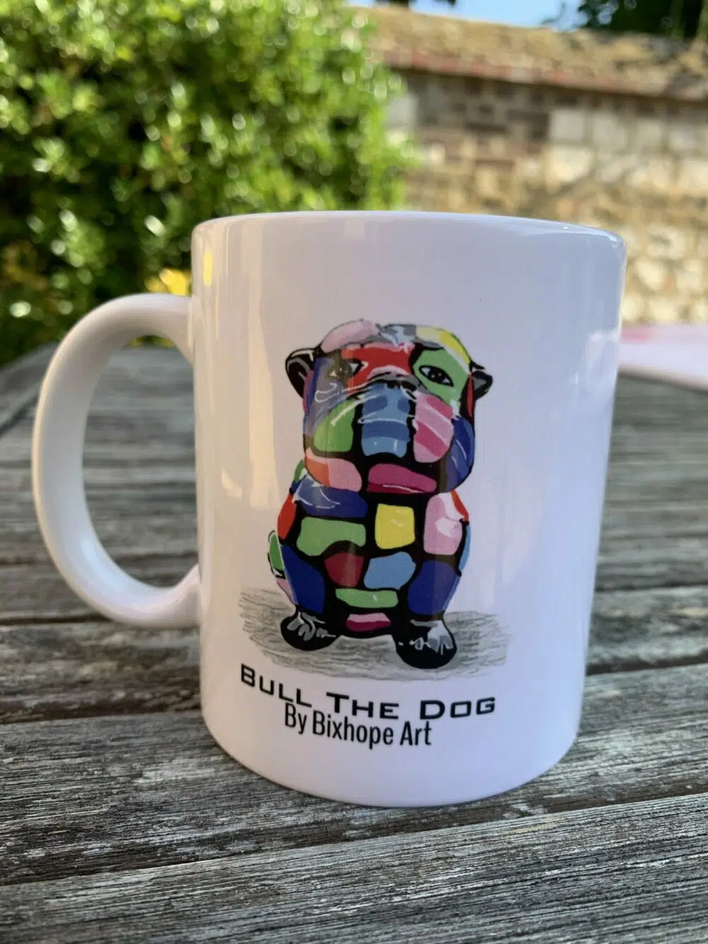 MUG Bull The Dog by Bixhope Art