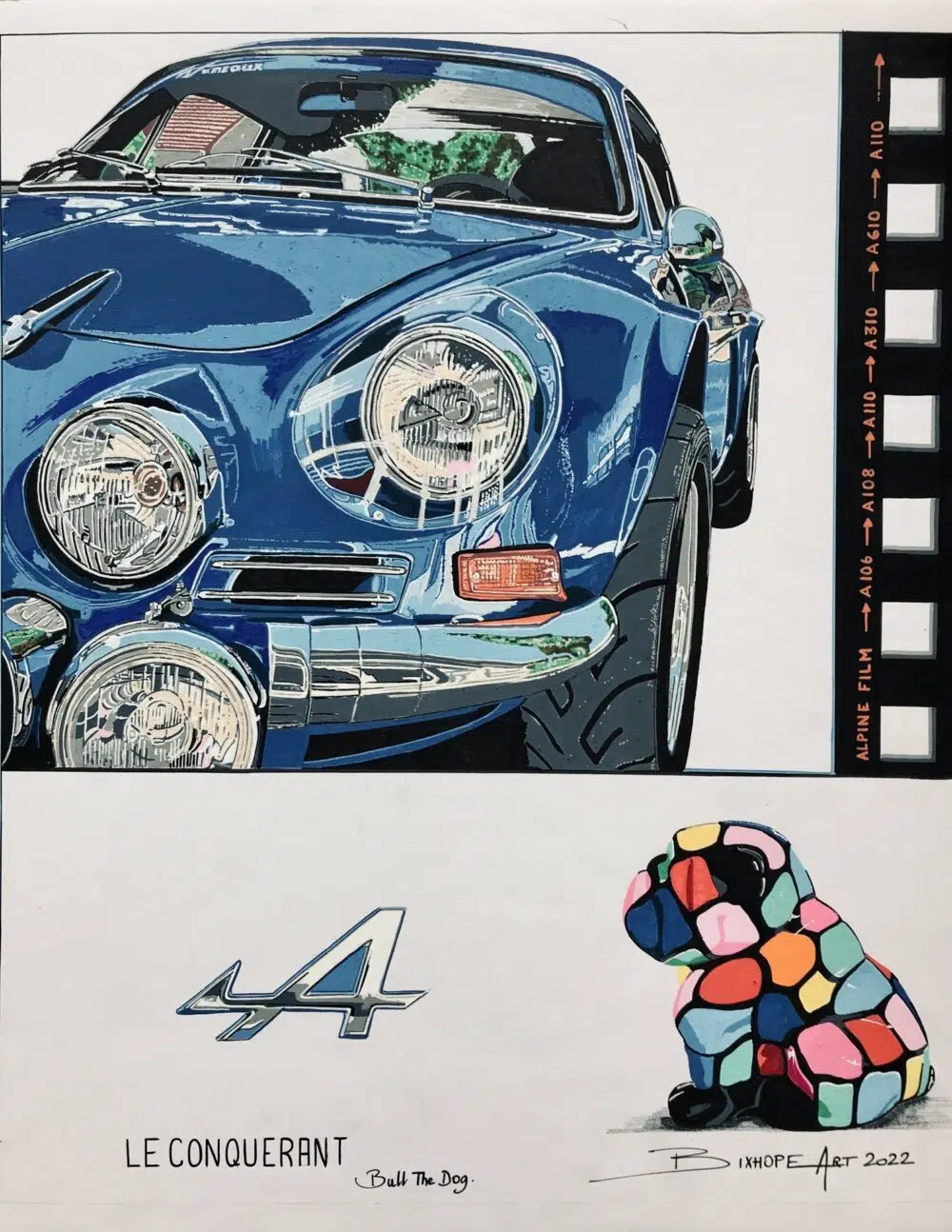 "LE CONQUERANT"JEAN REDELE FONDATEUR DE LA MARQUE ALPINE ET DE LA MYTHIQUE ALPINE A110 – Image 3
