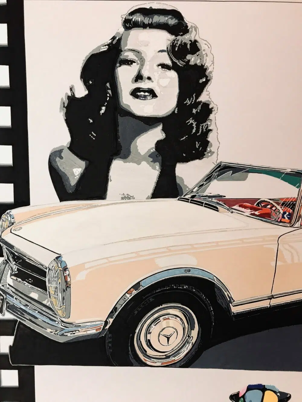 "L'ETOILE DES ETOILES" MERCEDES 250 SL PAGODE  AVEC RITA HAYWORTH – Image 3