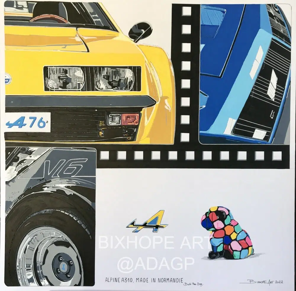 "ALPINE A 310, MADE IN NORMANDIE" HOMMAGE A JEAN REDELE – Image 2