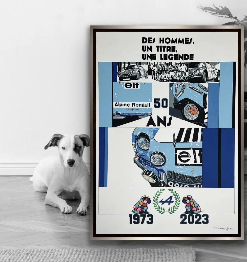 "DES HOMMES, UN TITRE, UNE LEGENDE" ALPINE RENAULT CHAMPIONNE DU MONDE DES RALLYES EN 1973