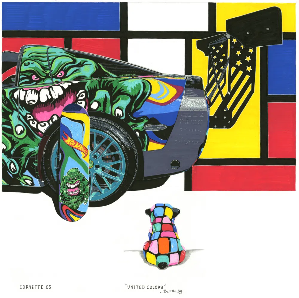 « UNITED COLORS » CORVETTE SUPERCHARGED76